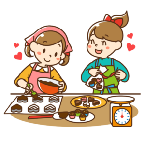 14 février au Japon : fabrication de chocolats "maison" pour l'élu de son coeur.