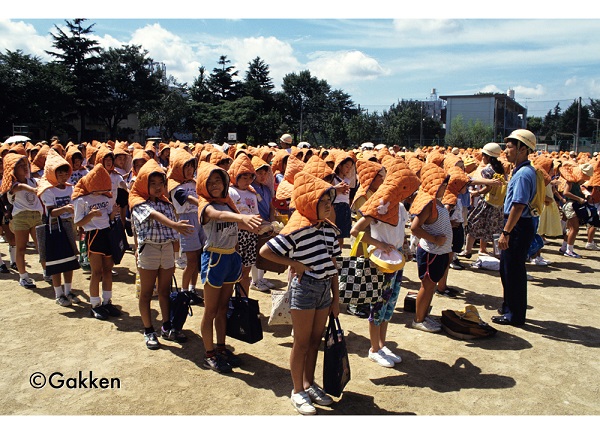Semaine du 1er septembre au Japon : exercices de prévention dans une école japonaise