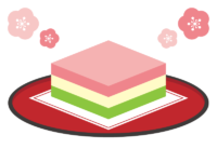 3 mars au Japon : dégustation de hishi mochi