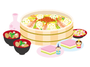 Mets de fête pour O hina matsuri