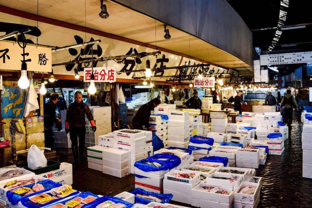 Vente de produits de la mer
