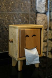 Décoration dans des WC au Japon